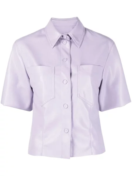 Cămașă Nanushka scurtă violet