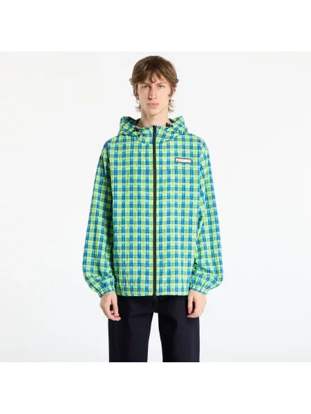 Jachetă PLEASURES Practice Hooded Jacket M neon