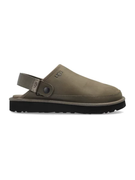 UGG klapki zamszowe M Goldencoast Clog II Nubuck zielone