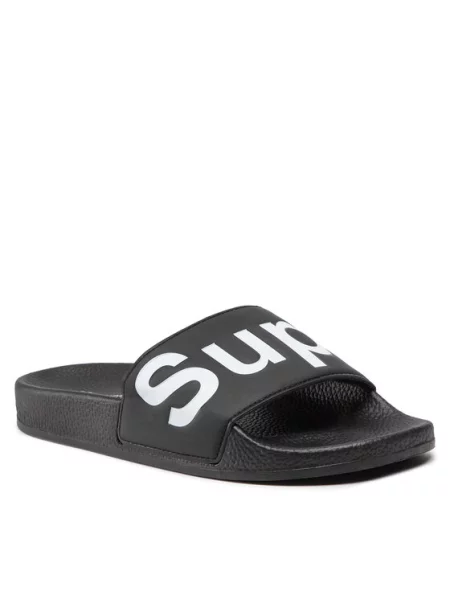 Superga Natikače Slides Polysoft Crna bijela