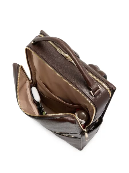 Rucsac Piquadro din piele maro