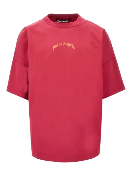 Tricou Palm Angels cu imagine roz