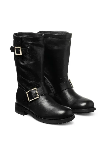 Botine Jimmy Choo biker negru