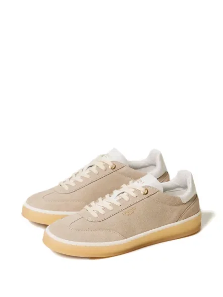 Sneakerși Twinset din piele de căprioară