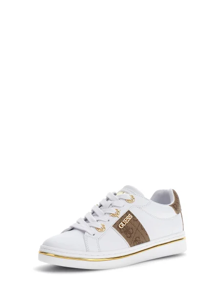 Sneakerși Guess alb