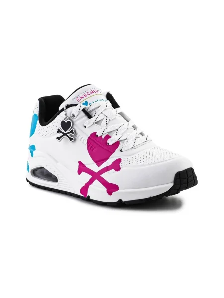 Tenisky Skechers so srdiečkami biela