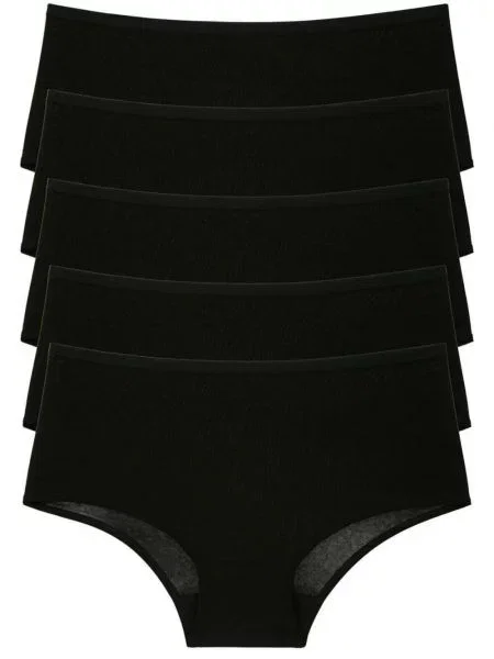 Chiloți Dewberry cu talie înaltă negru