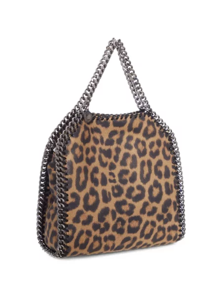 Geantă shopper Stella Mccartney cu imagine cu model leopard