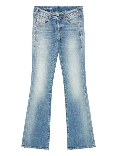 Blugi evazați Diesel 1969 D-EBBEY cu talie joasă albastru