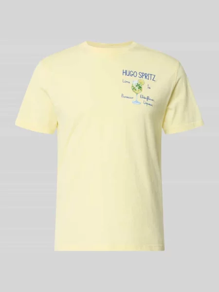 Koszulka T-shirt z przeszyciami model PORTOFINO' Mc2 Saint Barth