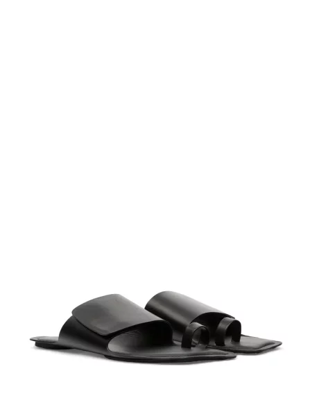Кожени презрамки сандали Mm6 Maison Margiela черно