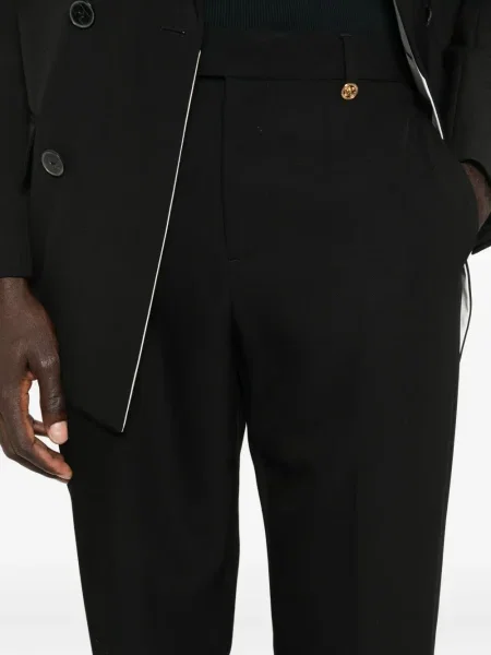 Pantaloni Versace de lână negru