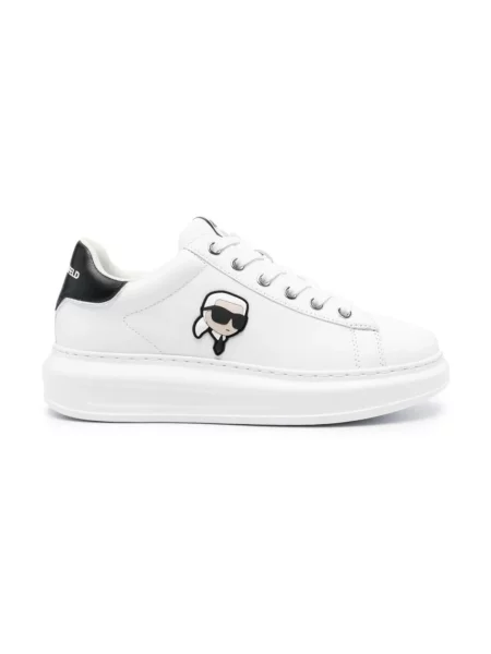 Sneakersy KARL LAGERFELD białe