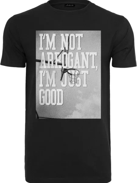 Тениска Mister Tee черно