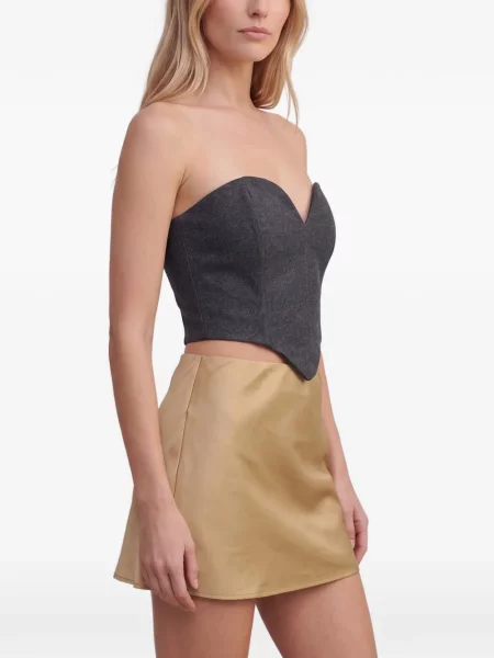 Top Marco Gabrielli Atelier cu șireturi din dantelă negru