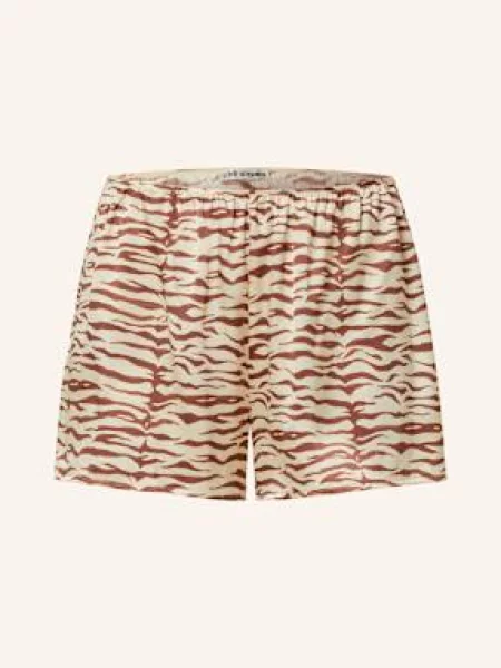 Love Stories Szorty Od Piżamy Johnny Z Satyny braun