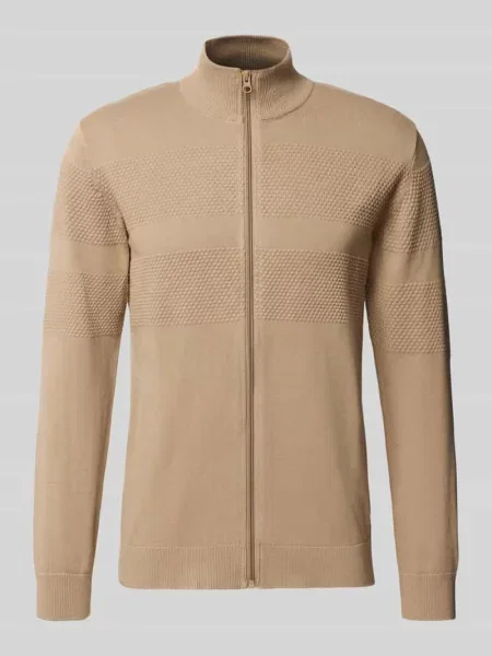 Kardigan ze stójką i zamkiem błyskawicznym Lindbergh