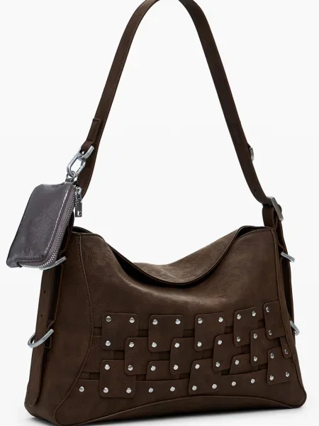 Geanta crossbody Desigual maro