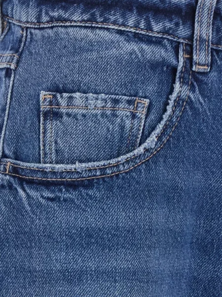Blugi cu picior larg Icon Denim albastru