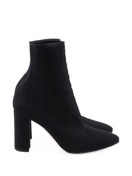 Cizme scurte Gianvito Rossi tricotate negru