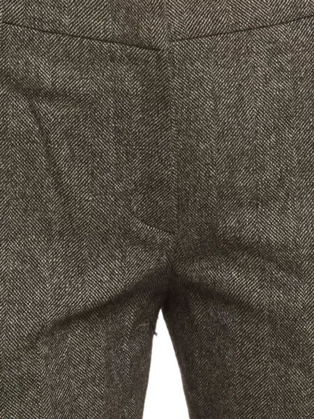 Pantaloni Brunello Cucinelli cu model herringbone gri