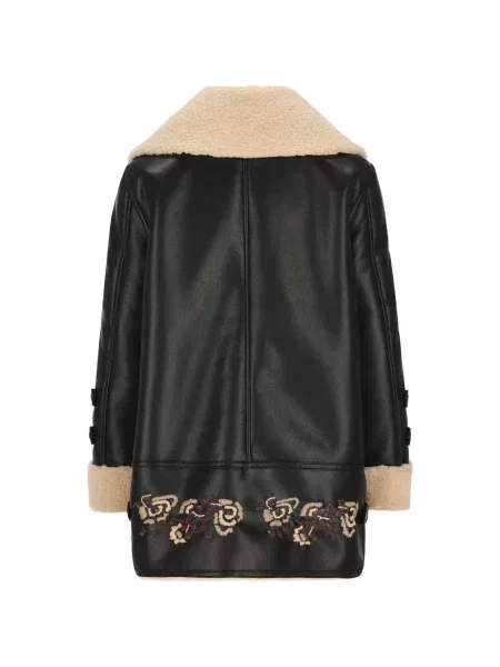 Geacă Uncommon cu model floral negru