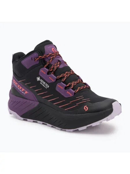 Běžecké boty SCOTT Kinabalu 3 Mid Gore-Tex black/vivid purple černé