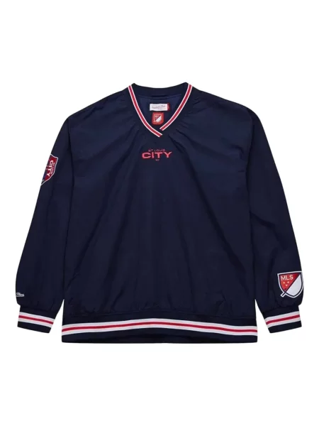Hanorac Mitchell & Ness albastru