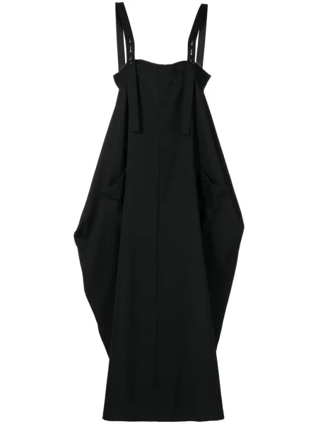 Rochie Y's de lână de costum negru