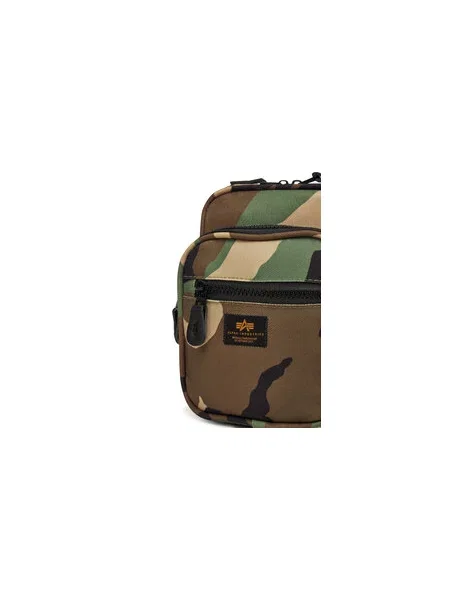 Malá taška Alpha Industries Label Messenger Bag S béžová
