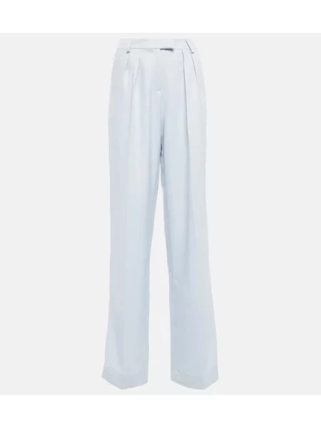 Pantaloni Aya Muse plisate albastru