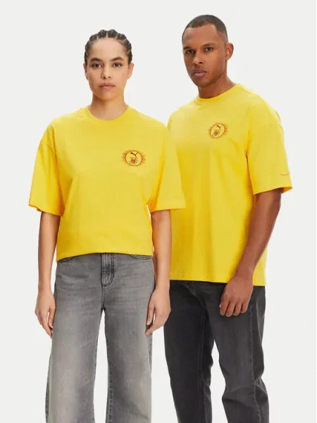 Puma Tricou Unisex Harry Potter Oversize galben