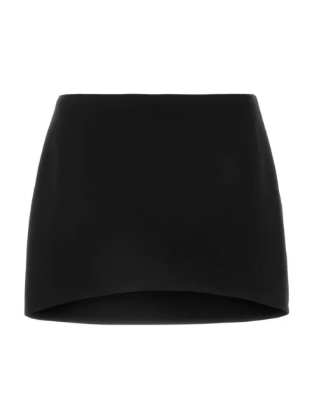 Mały spódnica plisowana Givenchy wełniana czarna