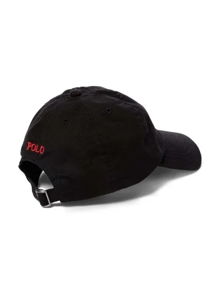 Hímzett baseball sapka Polo Ralph Lauren fekete