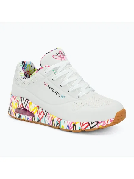 Sneakerși Skechers alb