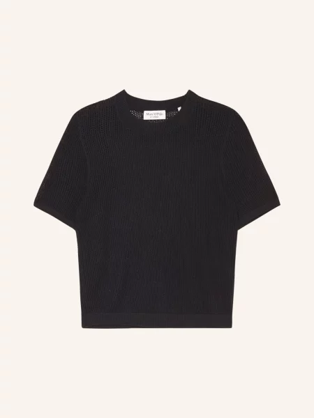 Marc O'polo Sweter Z Dzianiny schwarz czarny