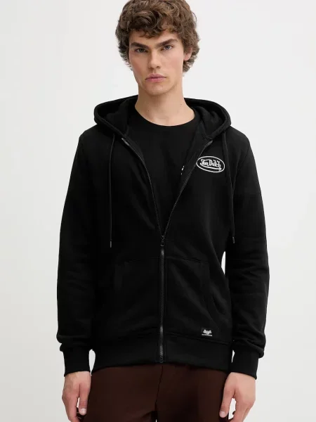 Суичър с качулка Von Dutch с качулка черно