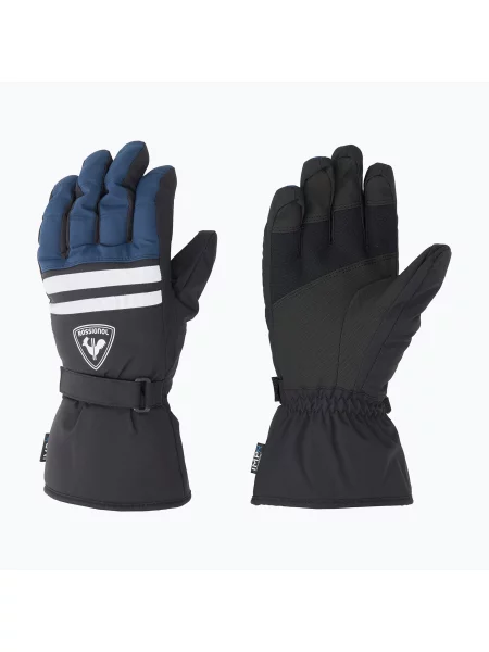 Мъжки скиорски ръкавици Rossignol Action Impr dark navy черно