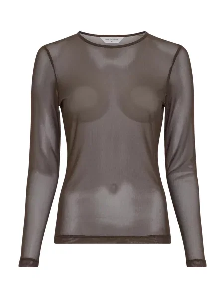 MSCH COPENHAGEN Tricou MSCHJanie Illenora închis maro