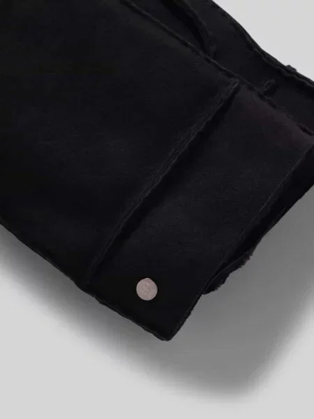 Rękawiczki z detalem z logo Roeckl czarne