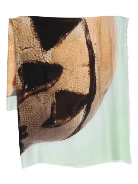 Fular Givenchy cu imagine maro