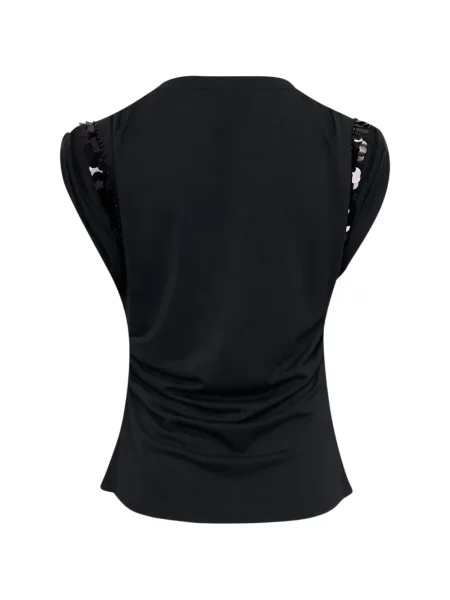 Tricou 3.1 Phillip Lim cu paiete negru