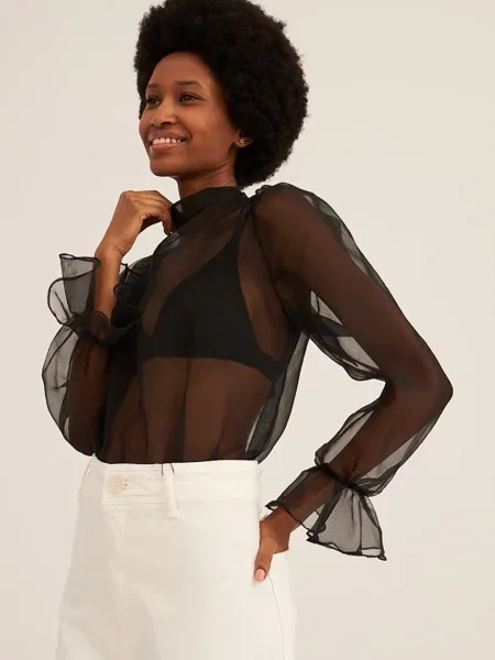 Undress Code Bluzka gładka czarny