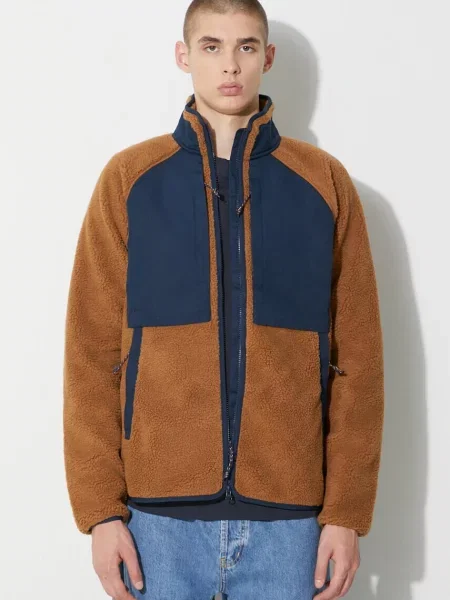 Fjällräven Vardag Pile Jacket M Mężczyźni Kurtki Fjällräven Size: L brązowy