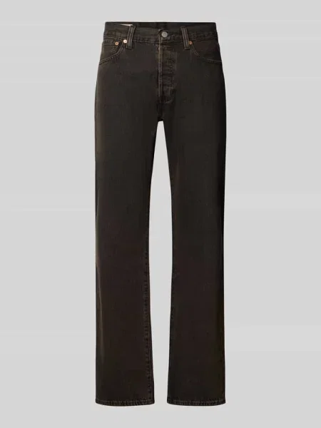 Jeansy wide & loose fit z czystej bawełny model Levi's czarne