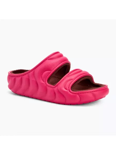 Klapki Crocs Classic Cozzzy Overpuff Sandal dragonfruit różowe