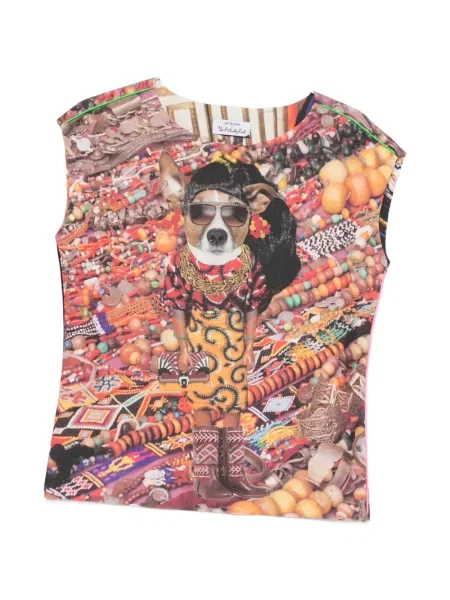 Tricou The Artistylist cu imagine portocaliu