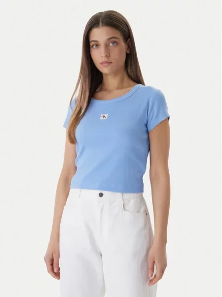 Calvin Klein Jeans T-Shirt niebieski