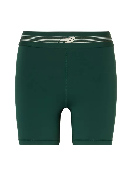 New balance Športové nohavice Ac Fitted 5 zelená biela