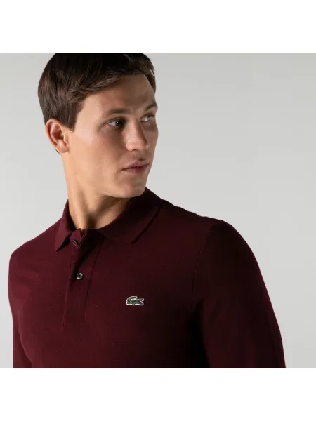 Lacoste поло бордове